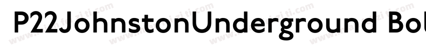  P22JohnstonUnderground Bold Regula字体转换